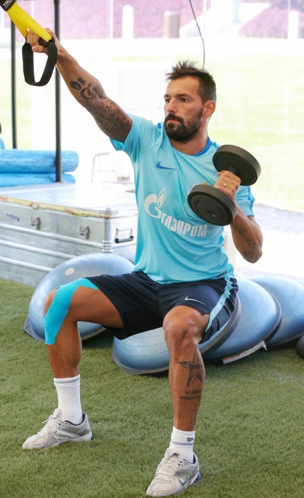 «Газпром»-тренировочные сборы в Дохе: 15 января, утренняя тренировка