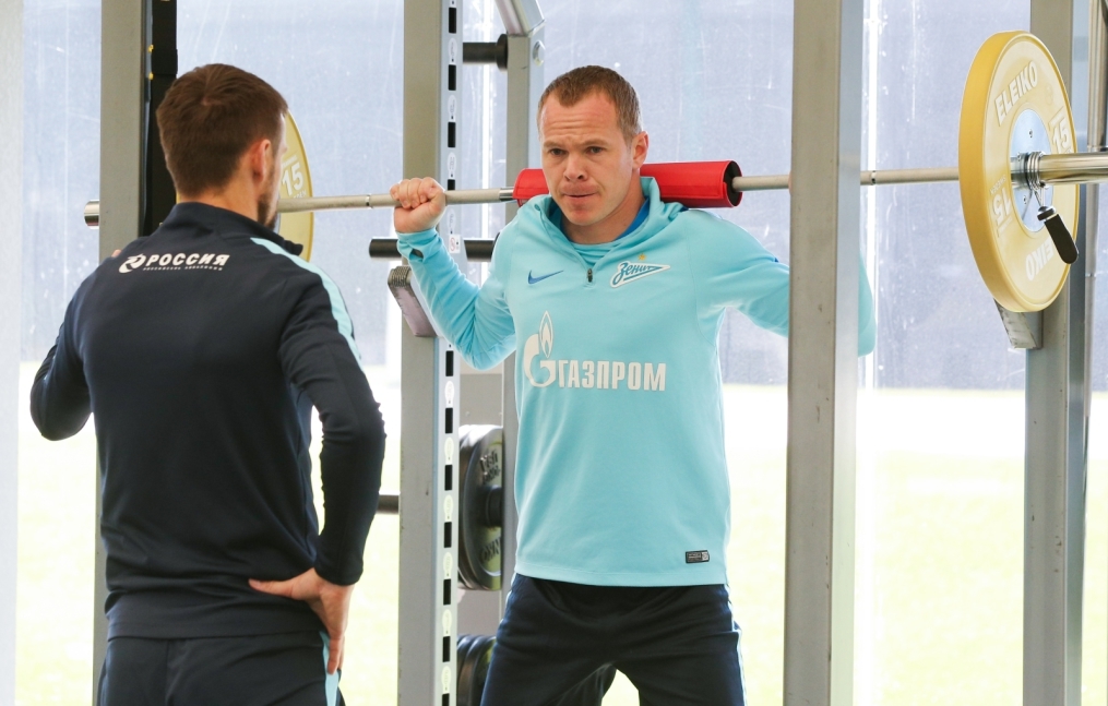 «Газпром»-тренировочные сборы в Дохе: 15 января, утренняя тренировка