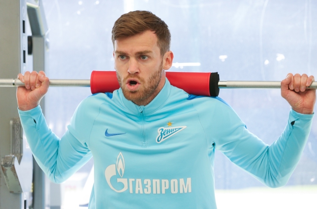 «Газпром»-тренировочные сборы в Дохе: 15 января, утренняя тренировка