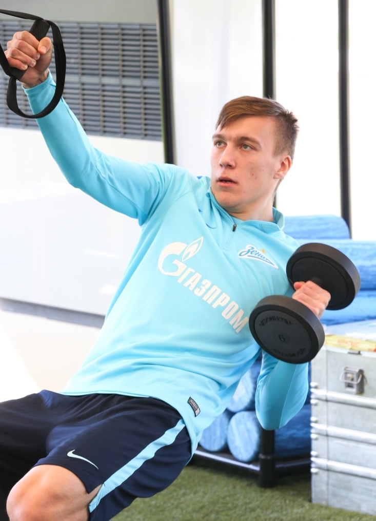 «Газпром»-тренировочные сборы в Дохе: 15 января, утренняя тренировка