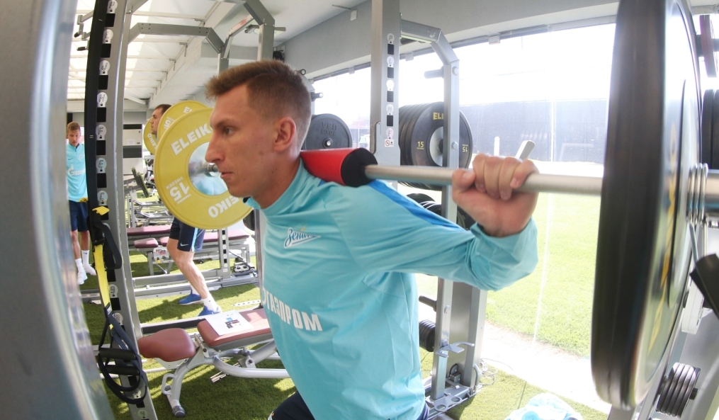 «Газпром»-тренировочные сборы в Дохе: 15 января, утренняя тренировка