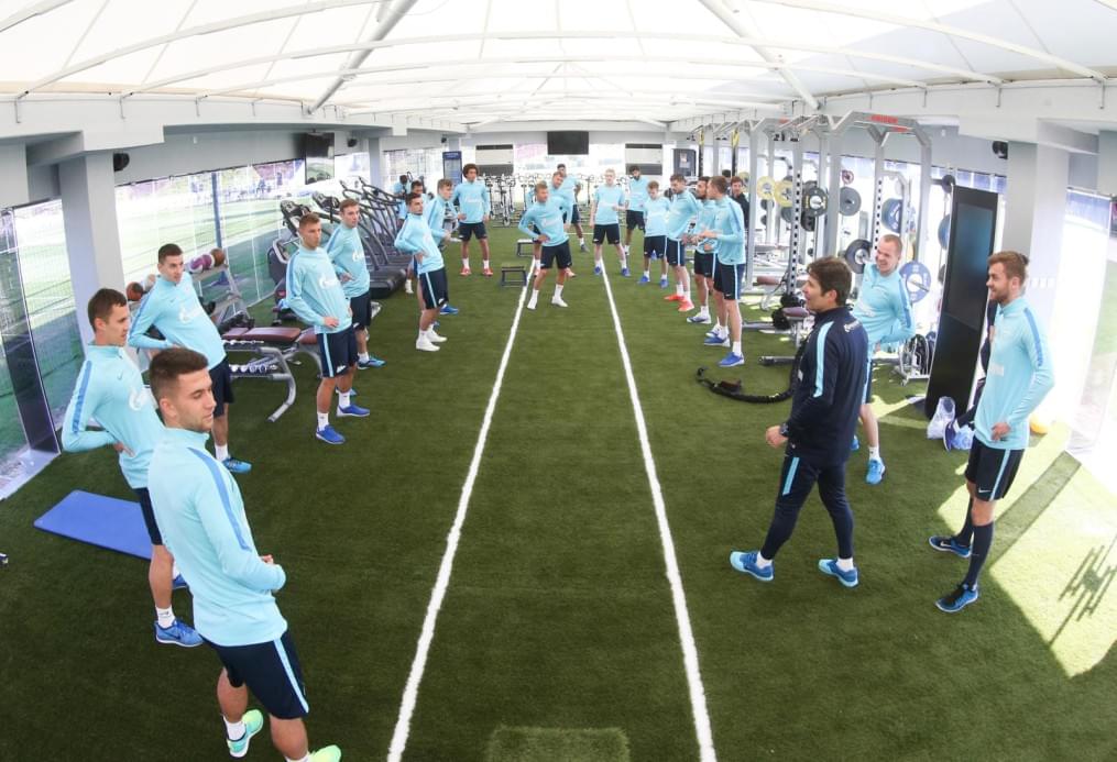 «Газпром»-тренировочные сборы в Дохе: 15 января, утренняя тренировка