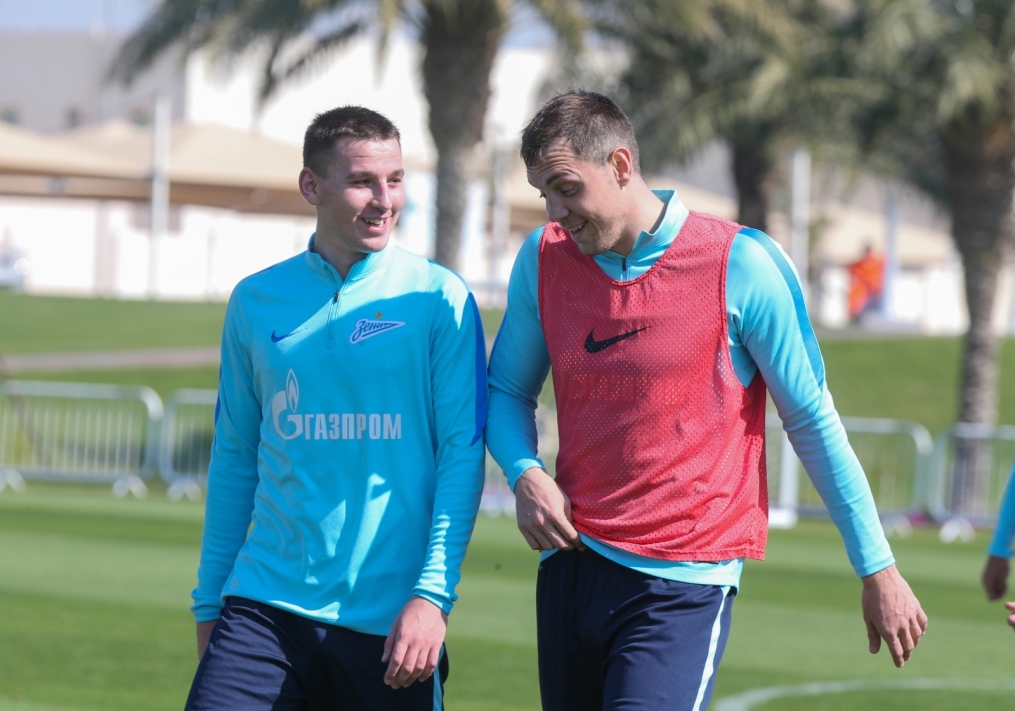 «Газпром»-тренировочные сборы в Дохе: 15 января, утренняя тренировка