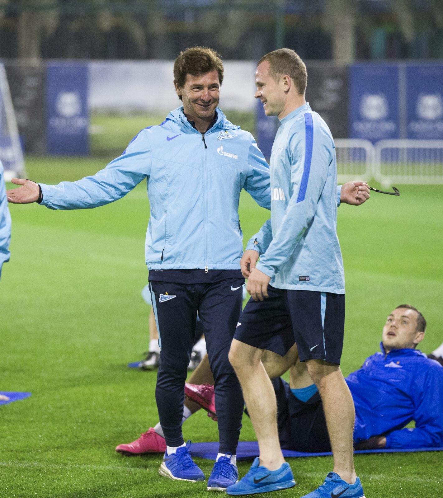 «Газпром»-тренировочные сборы в Дохе: 15 января, вечерняя тренировка