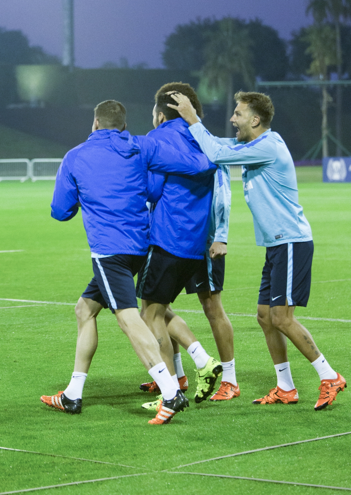 «Газпром»-тренировочные сборы в Дохе: 15 января, вечерняя тренировка