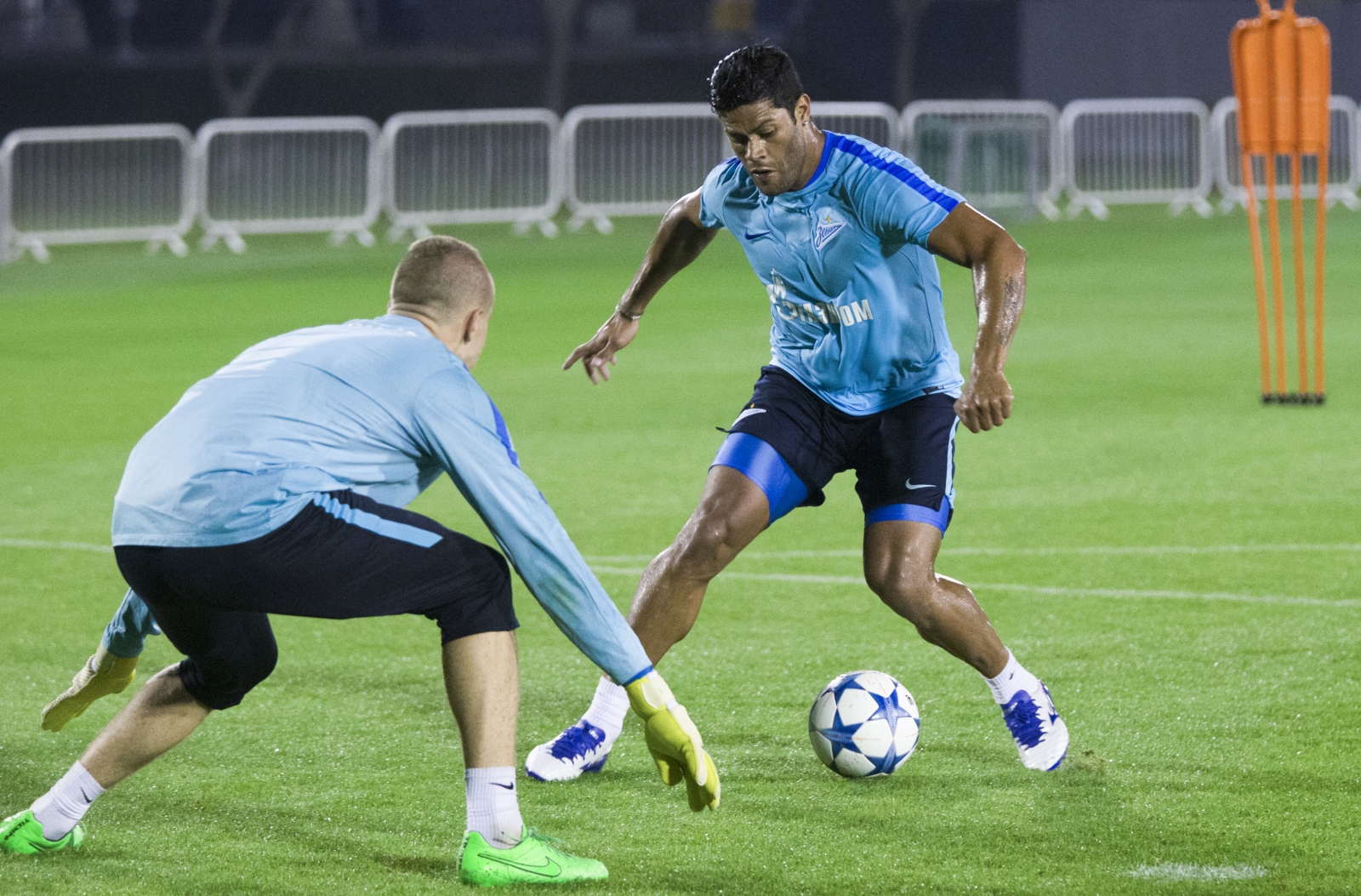«Газпром»-тренировочные сборы в Дохе: 15 января, вечерняя тренировка