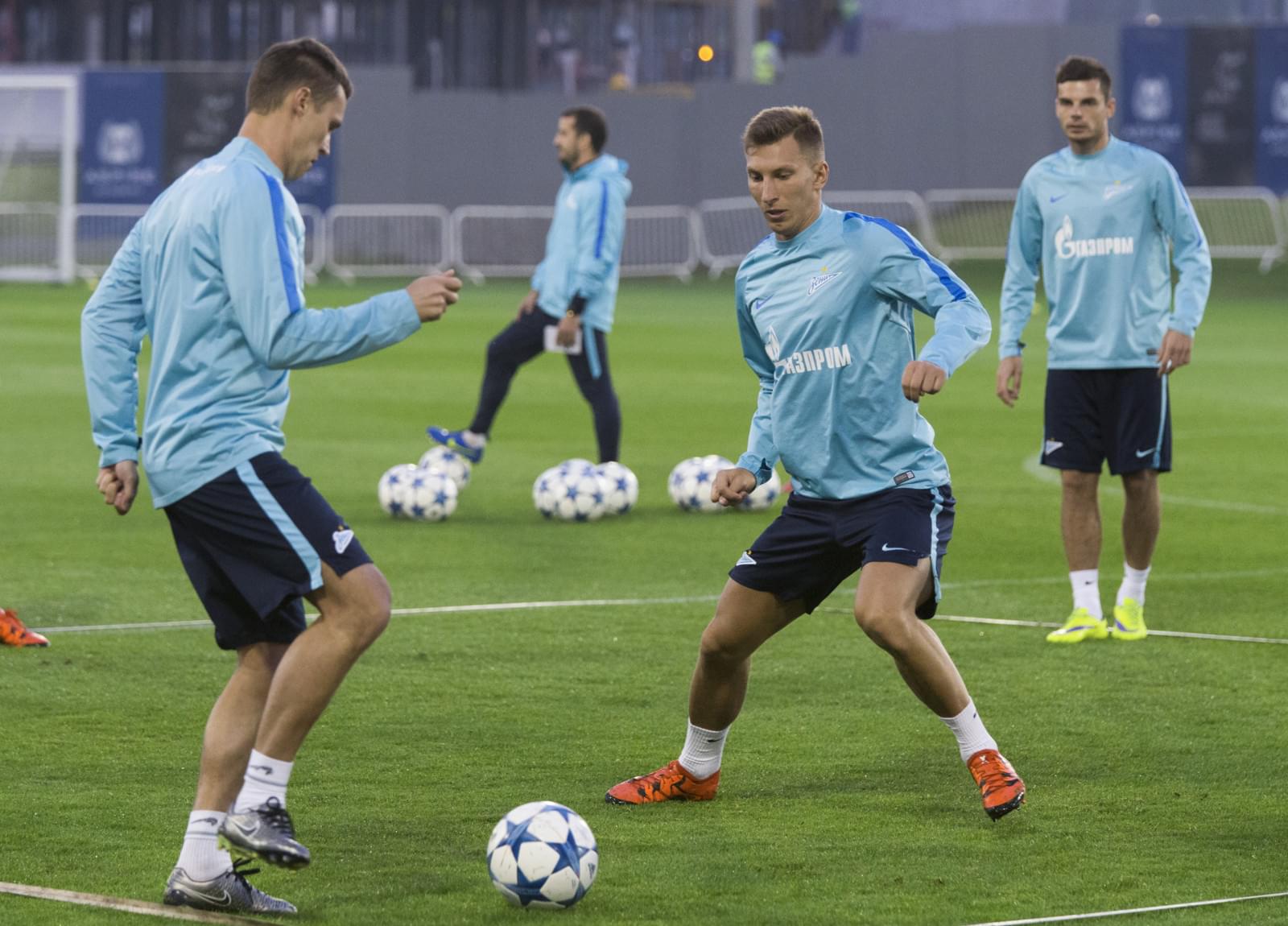 «Газпром»-тренировочные сборы в Дохе: 15 января, вечерняя тренировка