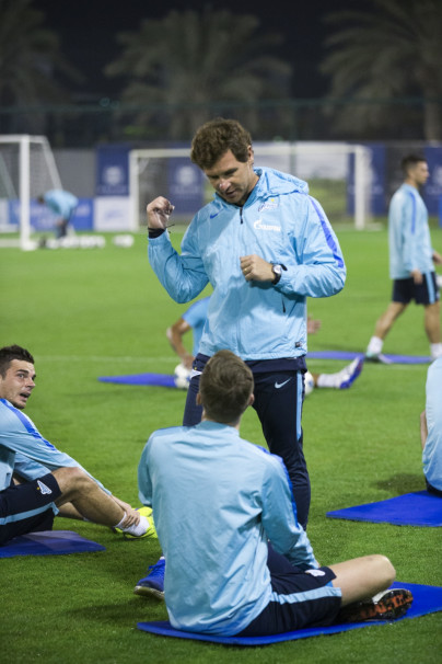 «Газпром»-тренировочные сборы в Дохе: 15 января, вечерняя тренировка