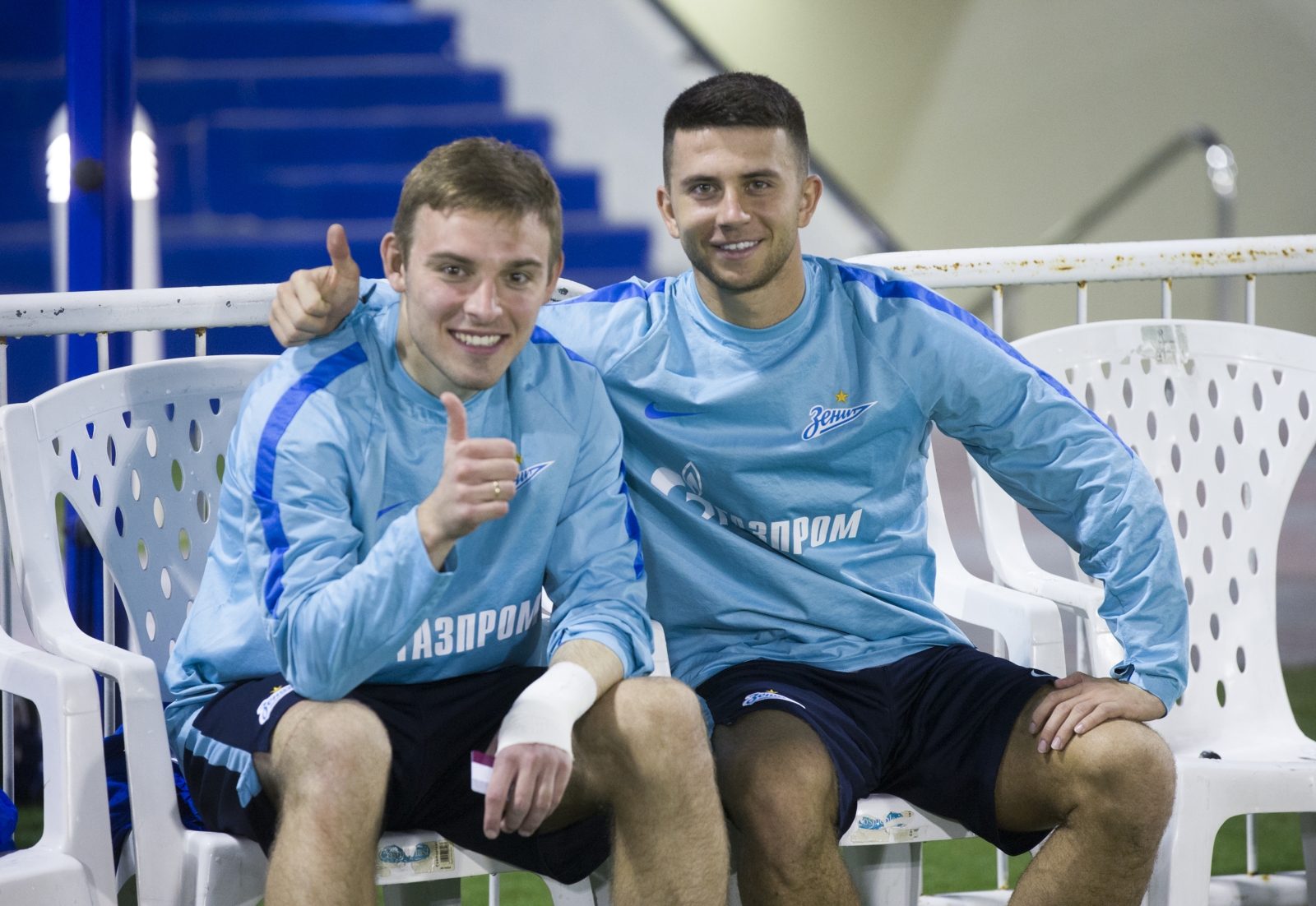 «Газпром»-тренировочные сборы в Дохе: 15 января, вечерняя тренировка