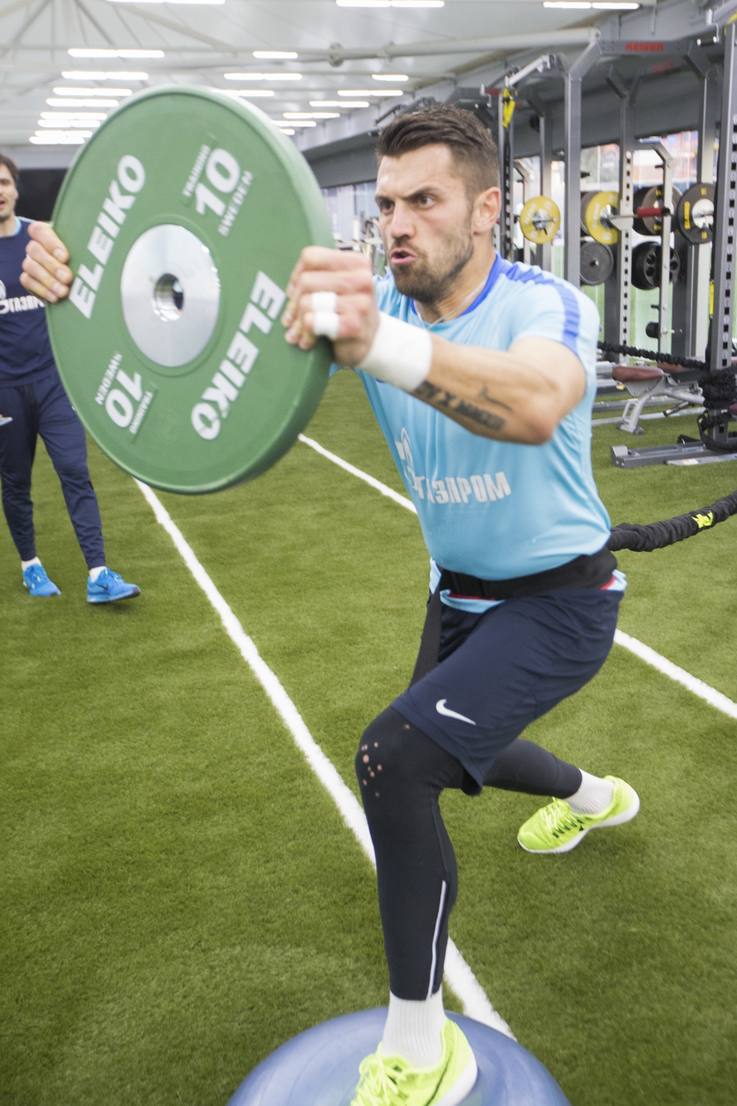 «Газпром»-тренировочные сборы в Дохе: 15 января, вечерняя тренировка