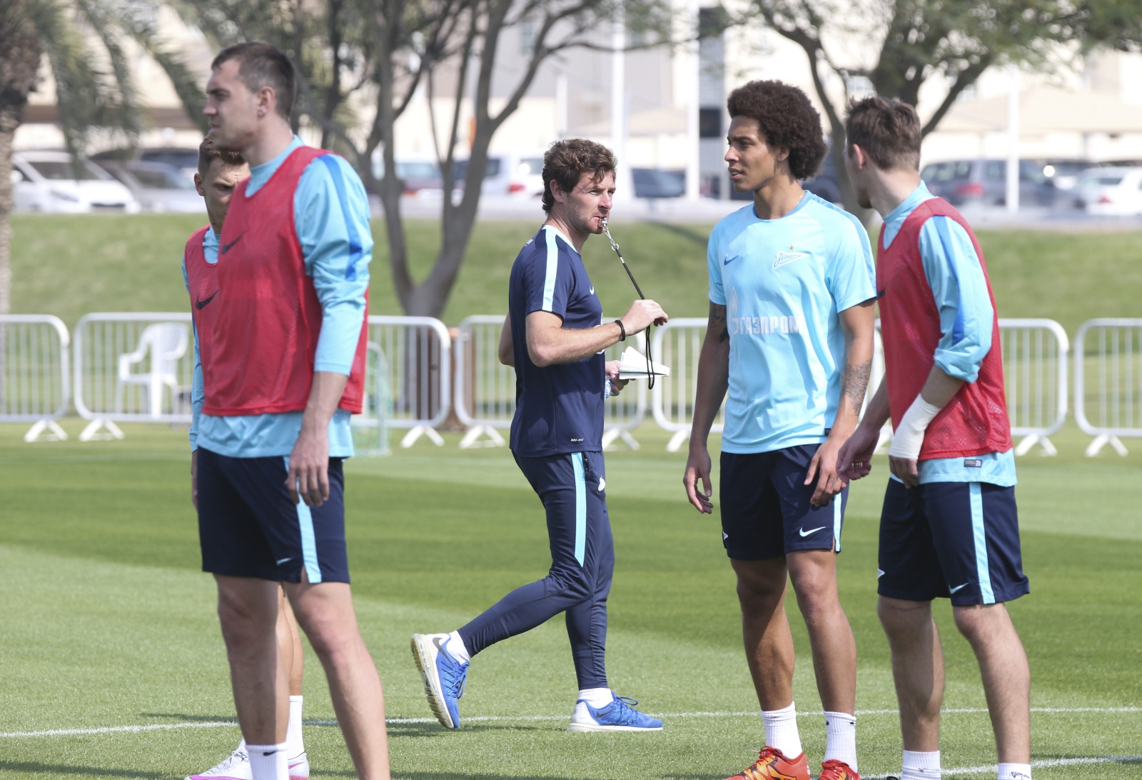 «Газпром»-тренировочные сборы в Дохе: 17 января, утренняя тренировка