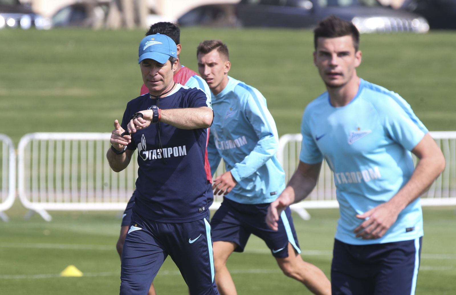 «Газпром»-тренировочные сборы в Дохе: 17 января, утренняя тренировка