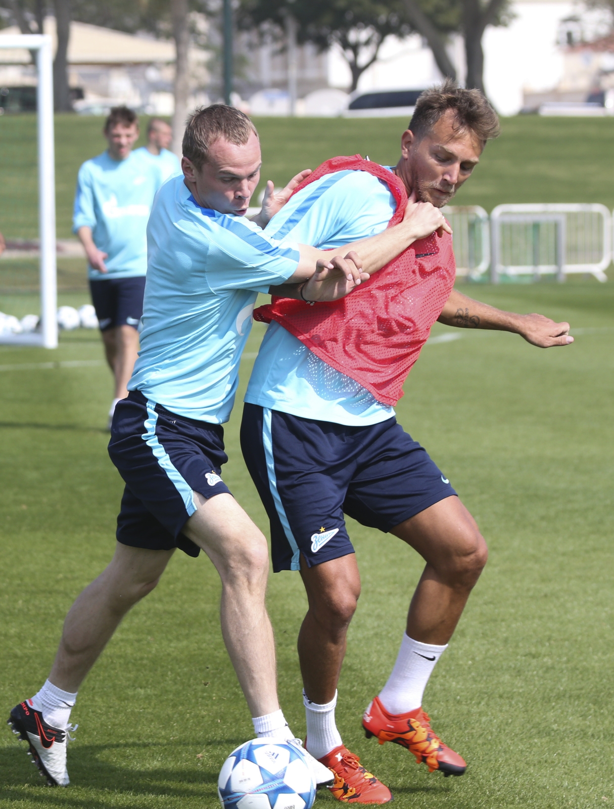 «Газпром»-тренировочные сборы в Дохе: 17 января, утренняя тренировка