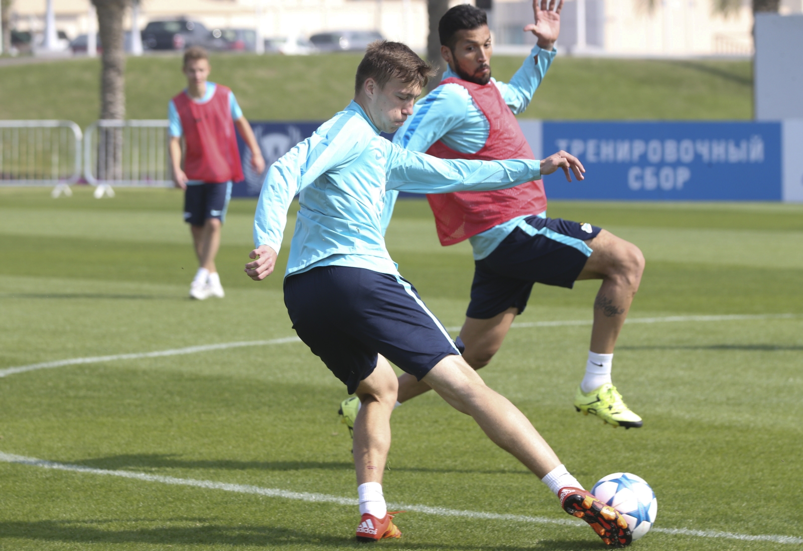 «Газпром»-тренировочные сборы в Дохе: 17 января, утренняя тренировка