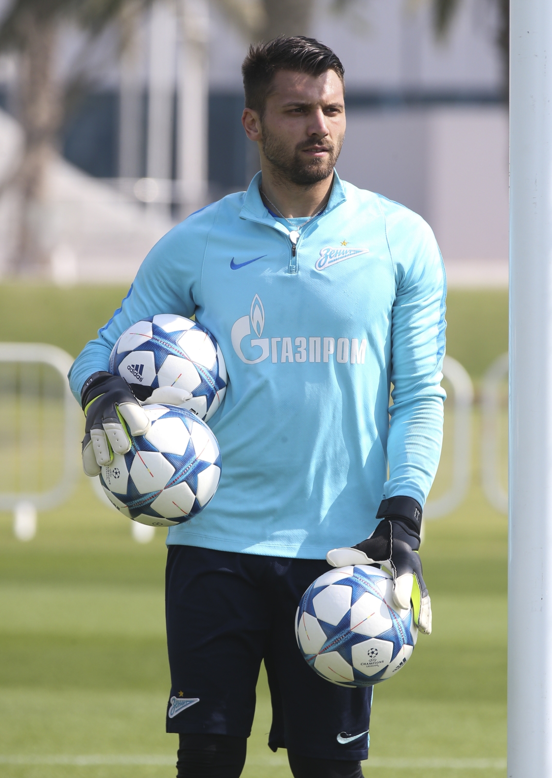 «Газпром»-тренировочные сборы в Дохе: 17 января, утренняя тренировка