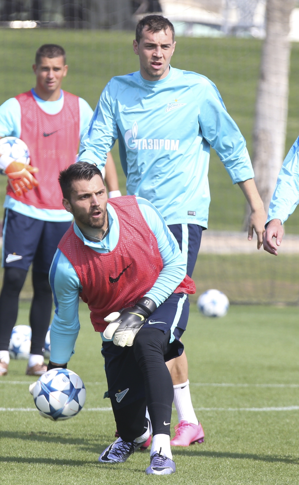 «Газпром»-тренировочные сборы в Дохе: 17 января, утренняя тренировка