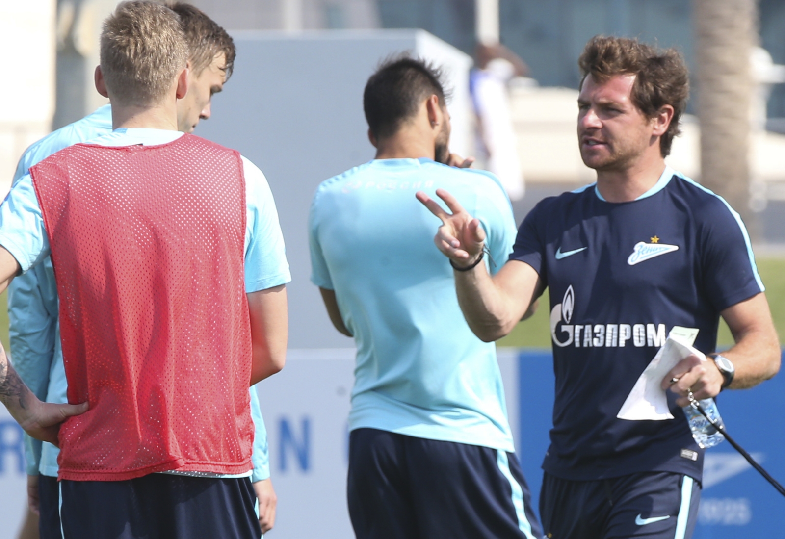 «Газпром»-тренировочные сборы в Дохе: 17 января, утренняя тренировка