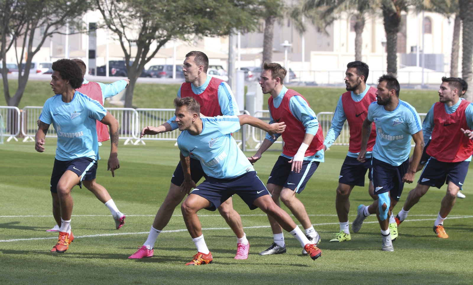 «Газпром»-тренировочные сборы в Дохе: 17 января, утренняя тренировка