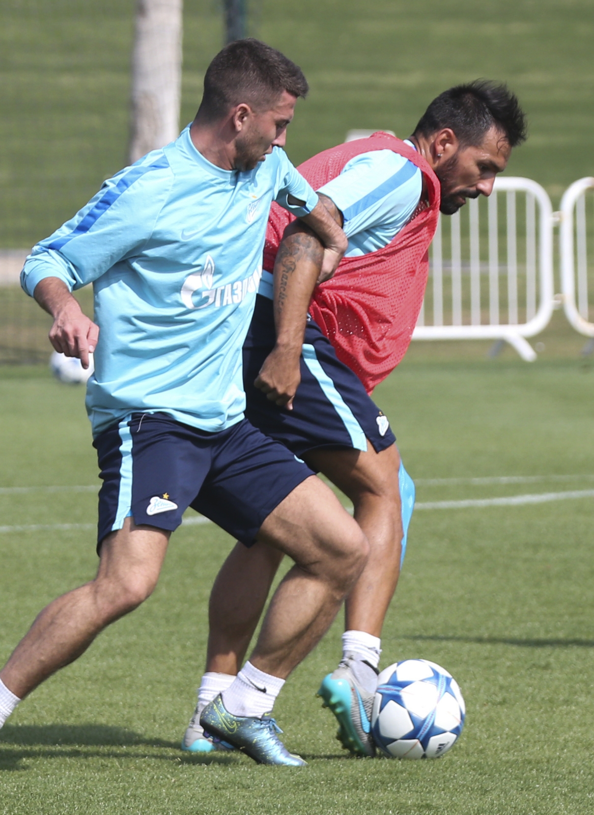 «Газпром»-тренировочные сборы в Дохе: 17 января, утренняя тренировка