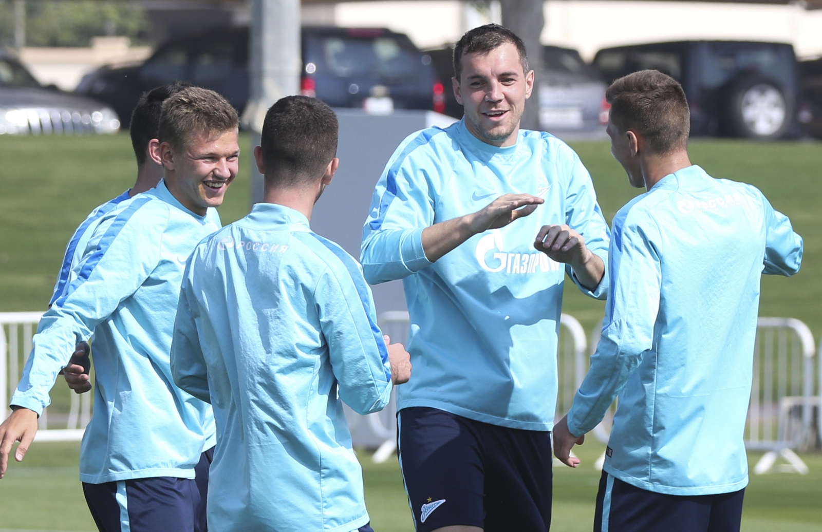 «Газпром»-тренировочные сборы в Дохе: 17 января, утренняя тренировка