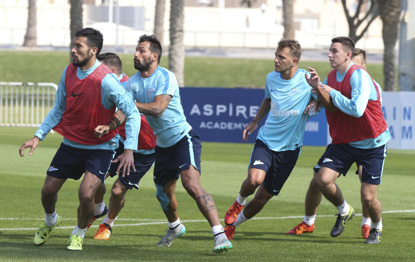 «Газпром»-тренировочные сборы в Дохе: 17 января, утренняя тренировка