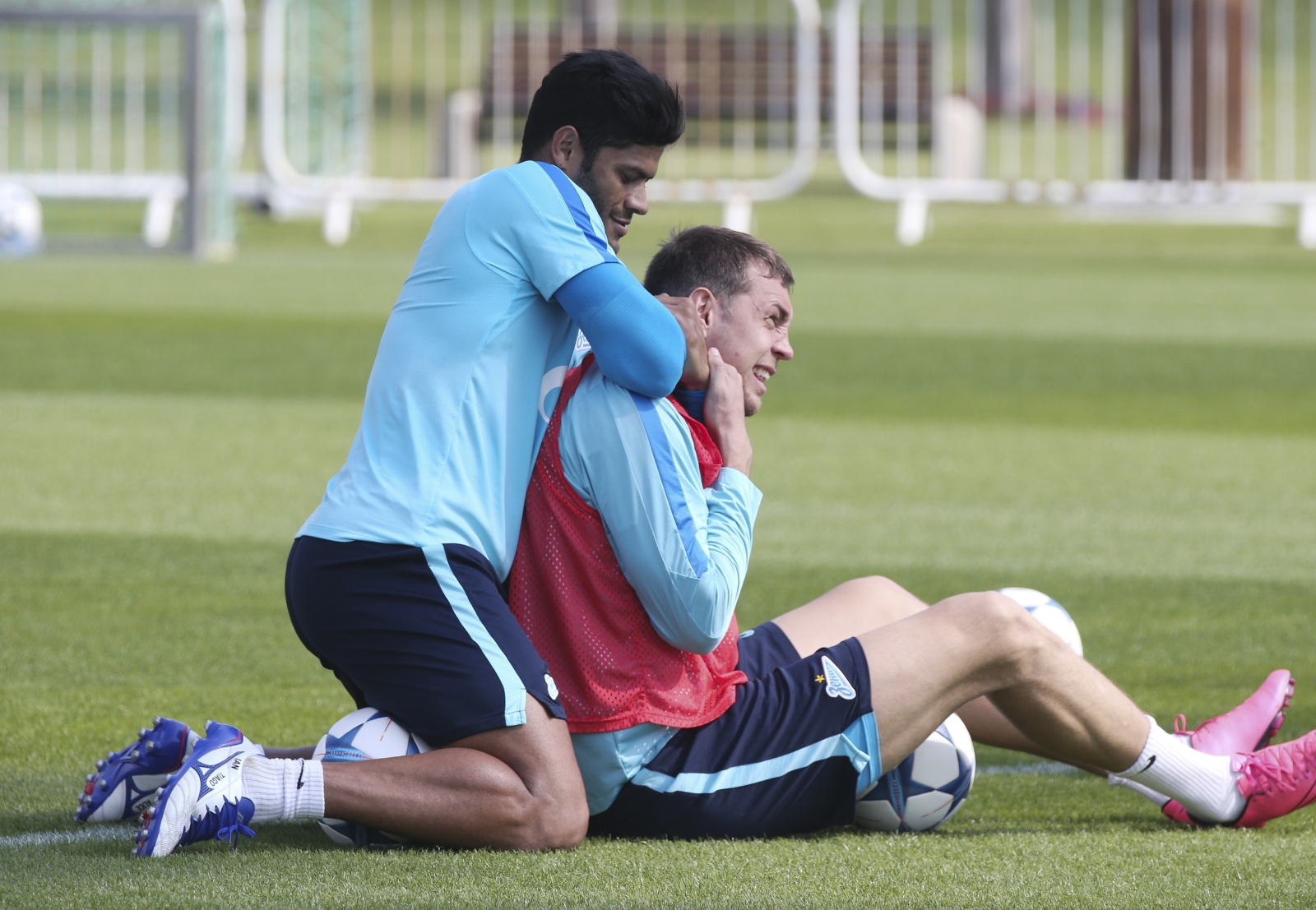 «Газпром»-тренировочные сборы в Дохе: 17 января, утренняя тренировка