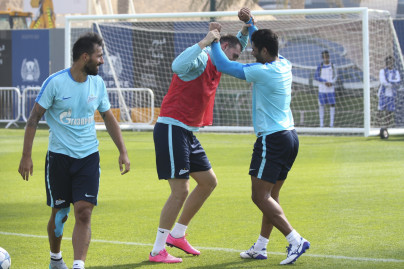 «Газпром»-тренировочные сборы в Дохе: 17 января, утренняя тренировка