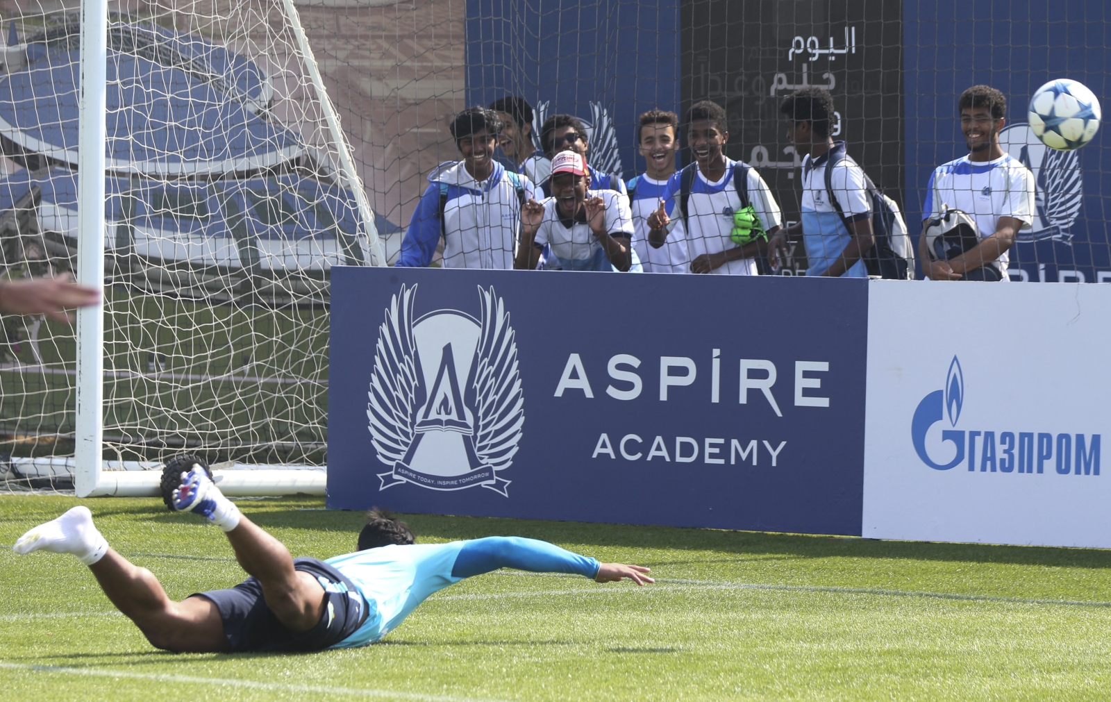 «Газпром»-тренировочные сборы в Дохе: 17 января, утренняя тренировка
