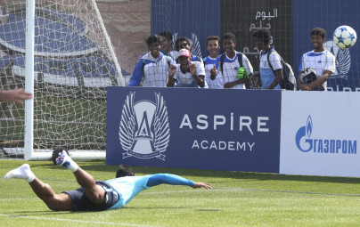 «Газпром»-тренировочные сборы в Дохе: 17 января, утренняя тренировка