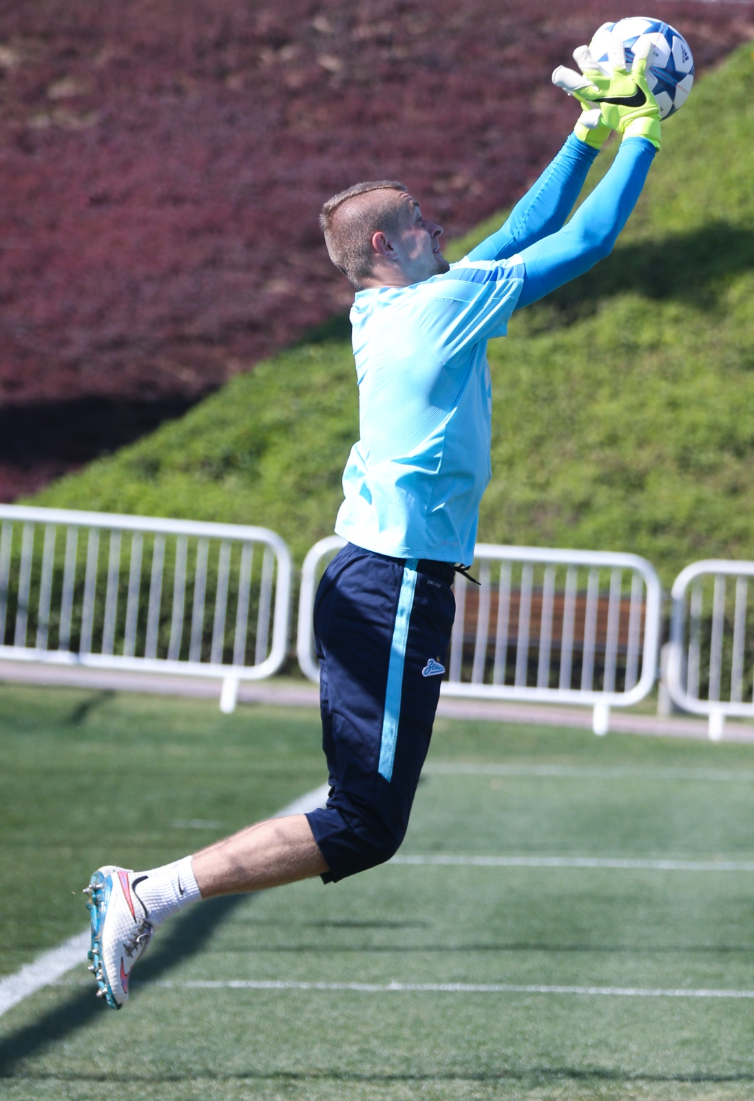 «Газпром»-тренировочные сборы в Дохе: 18 января, утренняя тренировка