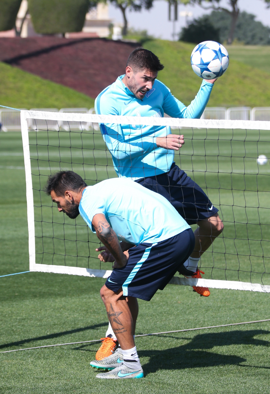 «Газпром»-тренировочные сборы в Дохе: 18 января, утренняя тренировка