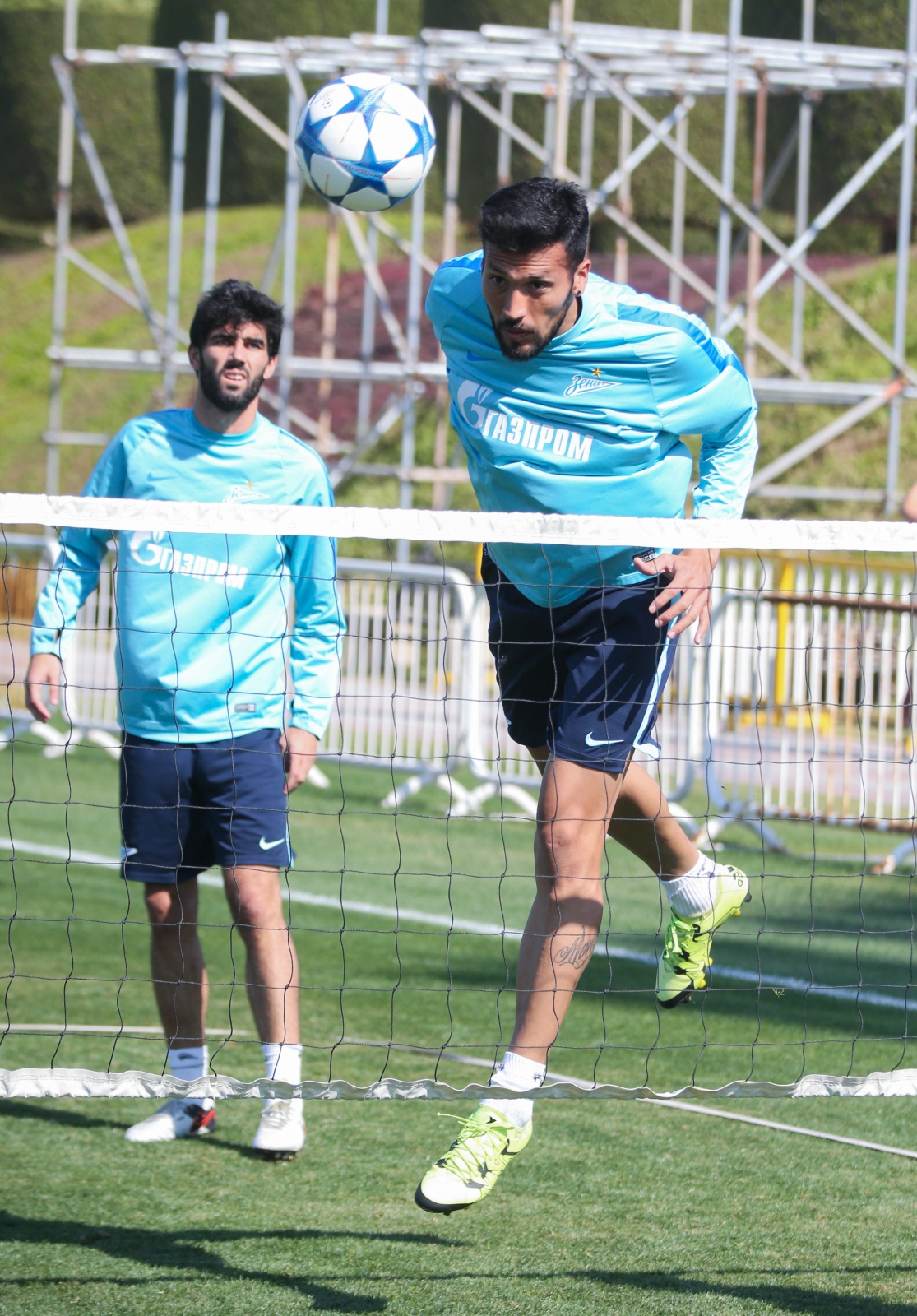 «Газпром»-тренировочные сборы в Дохе: 18 января, утренняя тренировка