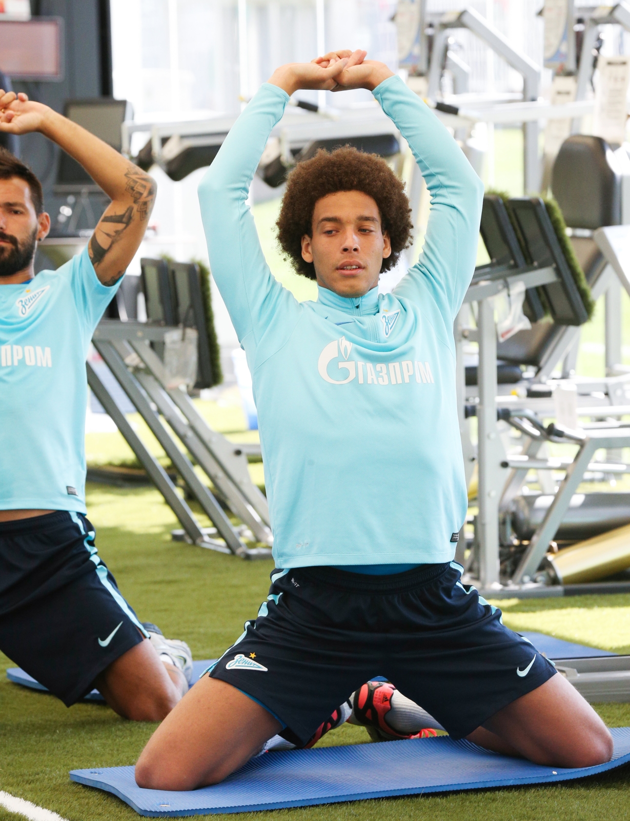 «Газпром»-тренировочные сборы в Дохе: 18 января, утренняя тренировка