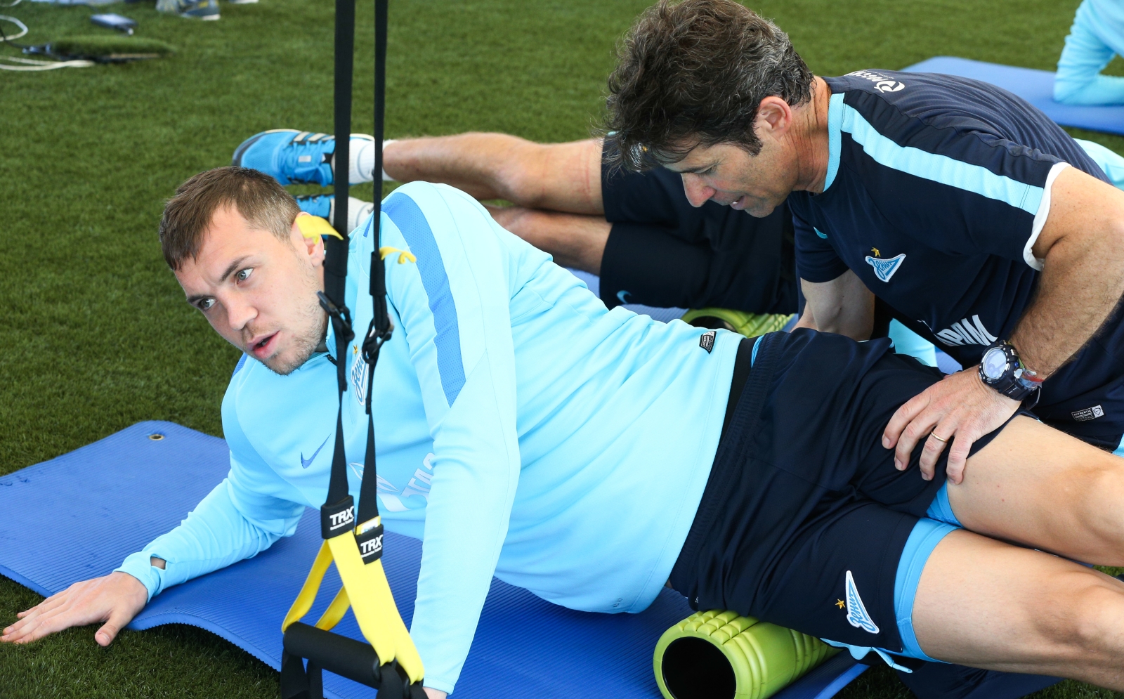 «Газпром»-тренировочные сборы в Дохе: 18 января, утренняя тренировка