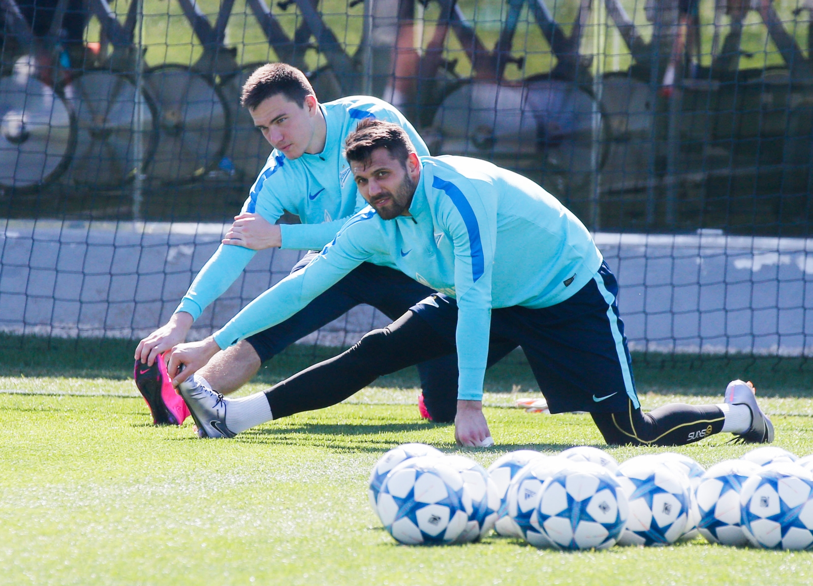 «Газпром»-тренировочные сборы в Дохе: 18 января, утренняя тренировка