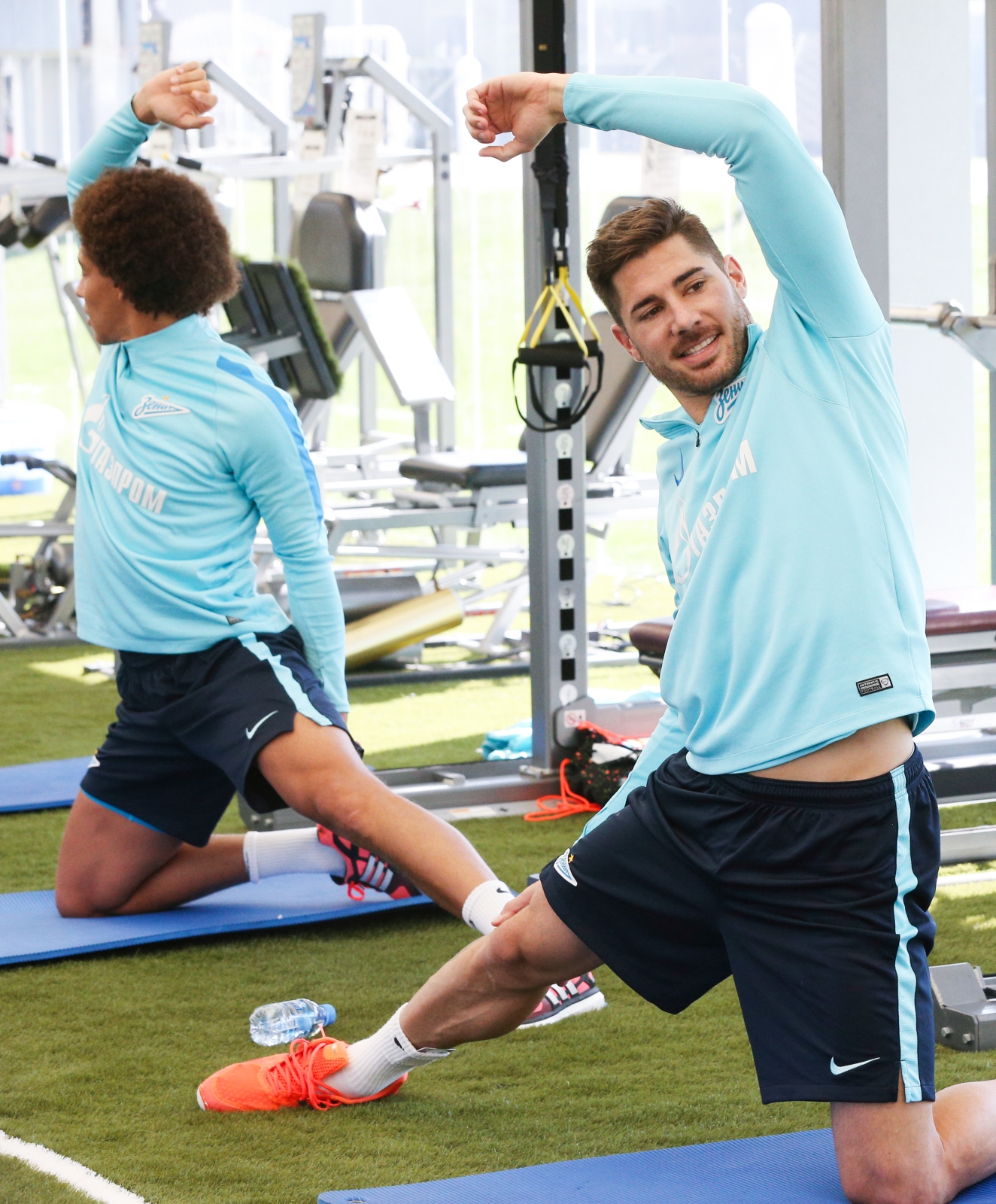 «Газпром»-тренировочные сборы в Дохе: 18 января, утренняя тренировка