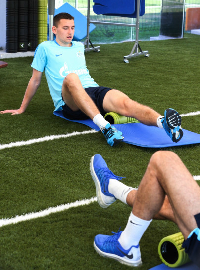 «Газпром»-тренировочные сборы в Дохе: 18 января, утренняя тренировка