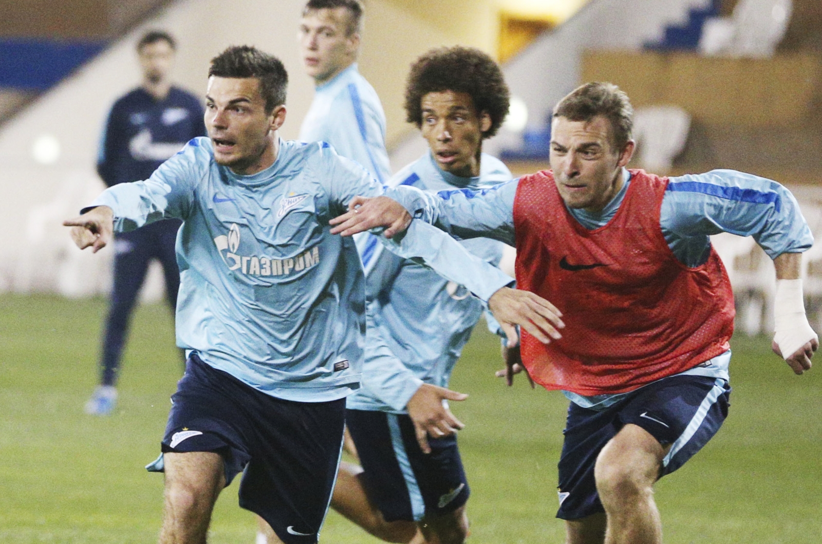 «Газпром»-тренировочные сборы в Дохе: 19 января, вечерняя тренировка