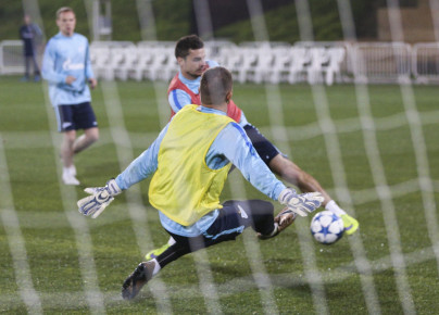 «Газпром»-тренировочные сборы в Дохе: 19 января, вечерняя тренировка