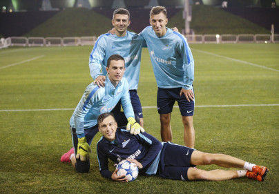 «Газпром»-тренировочные сборы в Дохе: 19 января, вечерняя тренировка