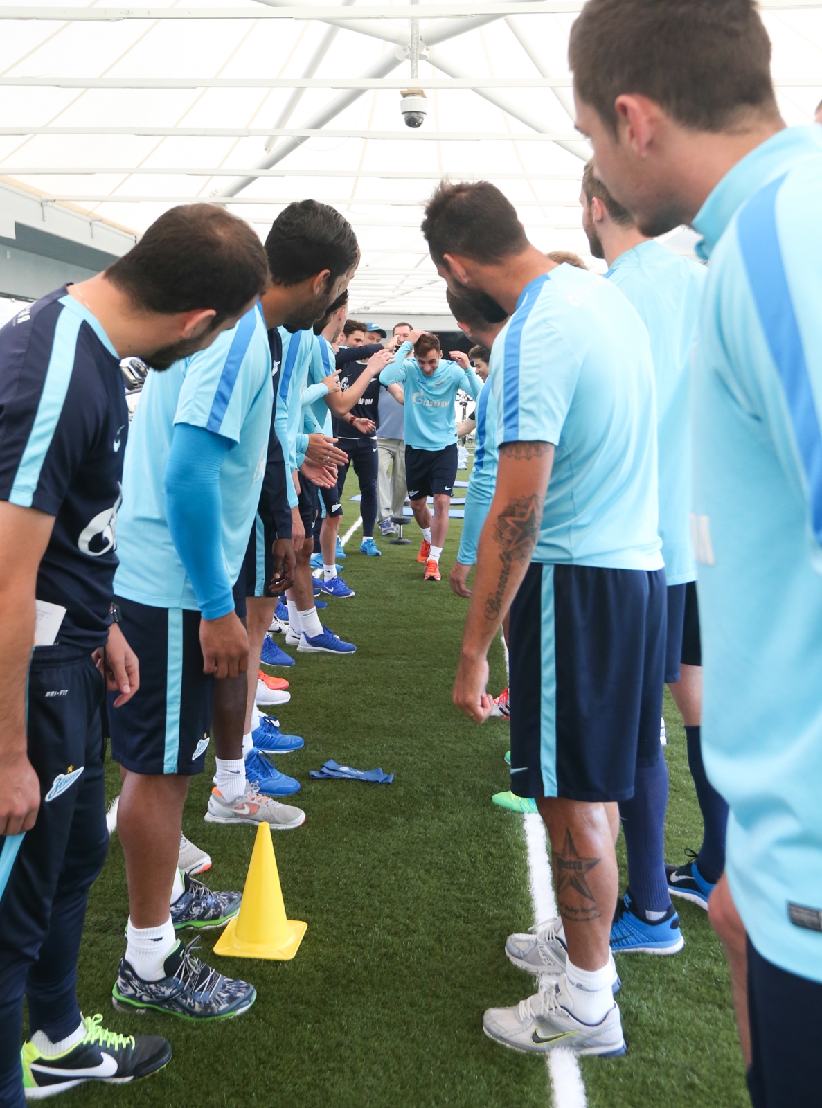 «Газпром»-тренировочные сборы в Дохе: 20 января, утренняя тренировка