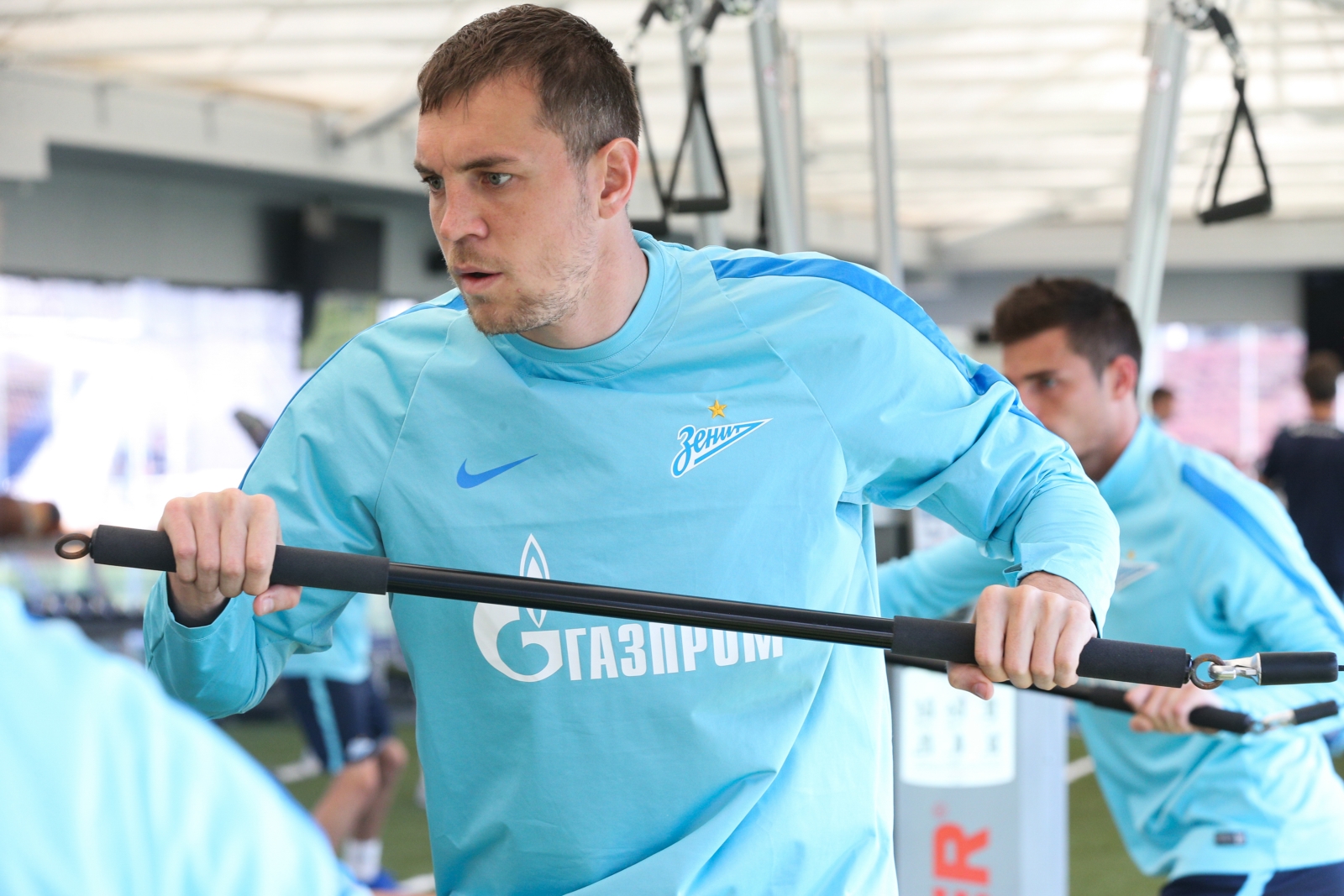 «Газпром»-тренировочные сборы в Дохе: 20 января, утренняя тренировка