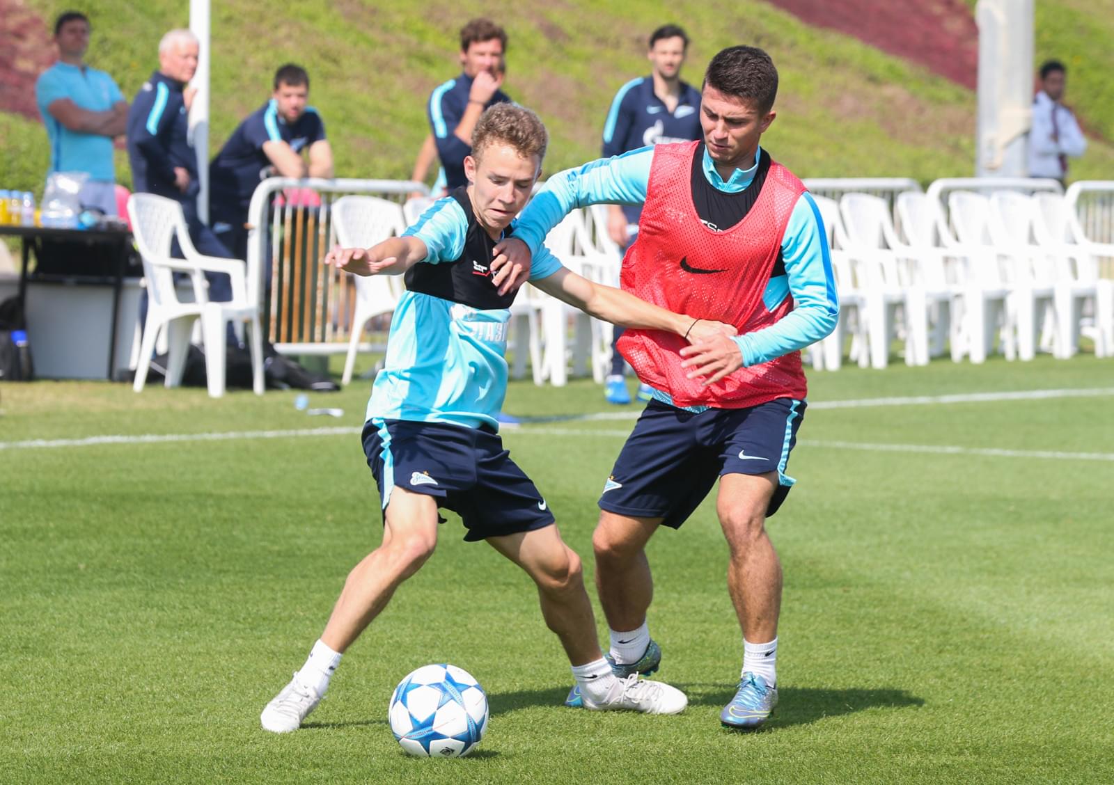 «Газпром»-тренировочные сборы в Дохе: 20 января, утренняя тренировка