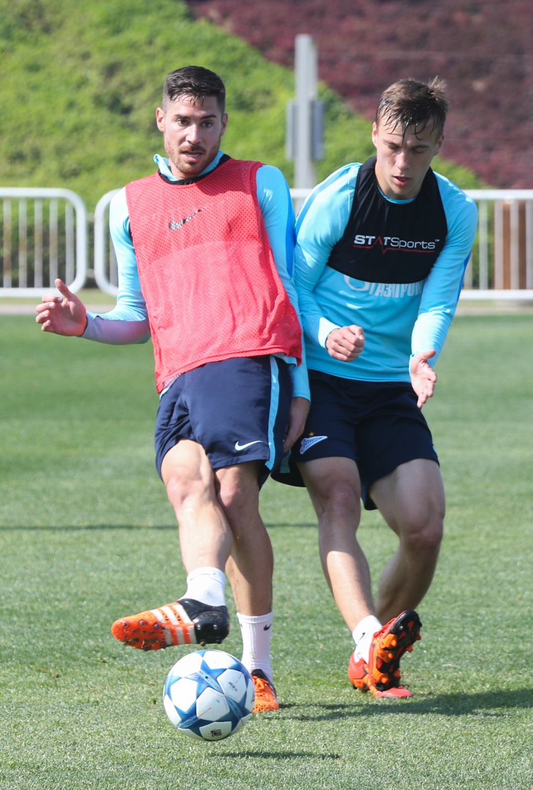 «Газпром»-тренировочные сборы в Дохе: 20 января, утренняя тренировка