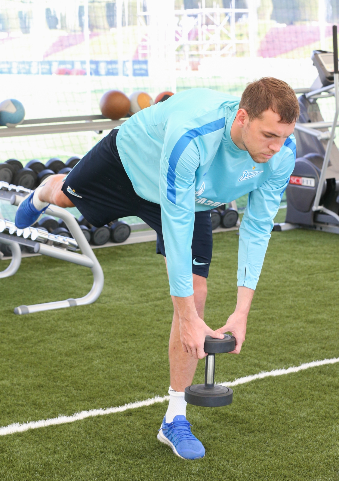 «Газпром»-тренировочные сборы в Дохе: 20 января, утренняя тренировка