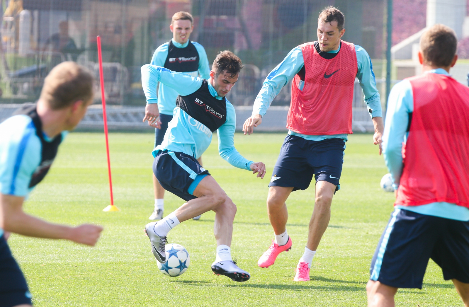 «Газпром»-тренировочные сборы в Дохе: 20 января, утренняя тренировка