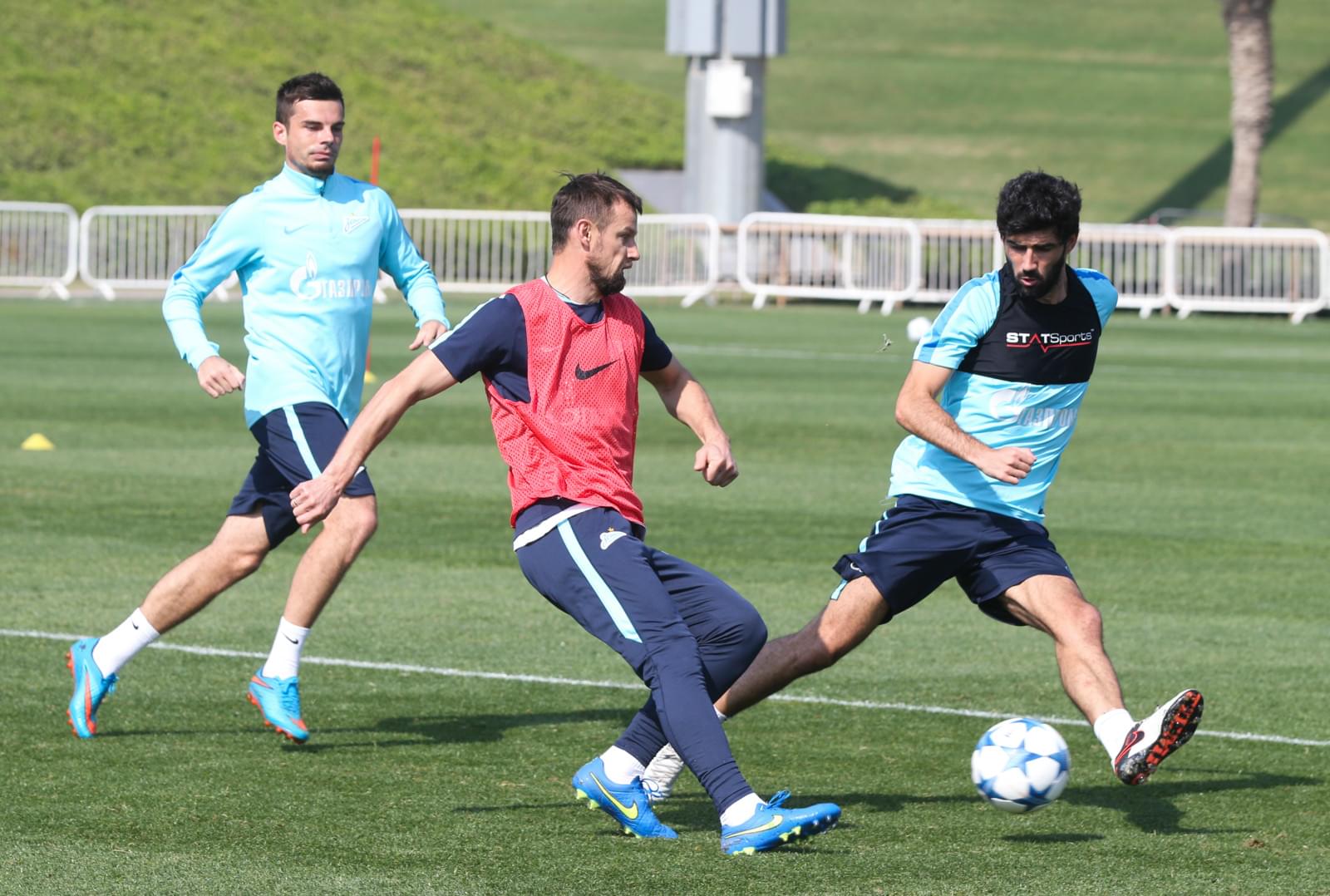 «Газпром»-тренировочные сборы в Дохе: 20 января, утренняя тренировка