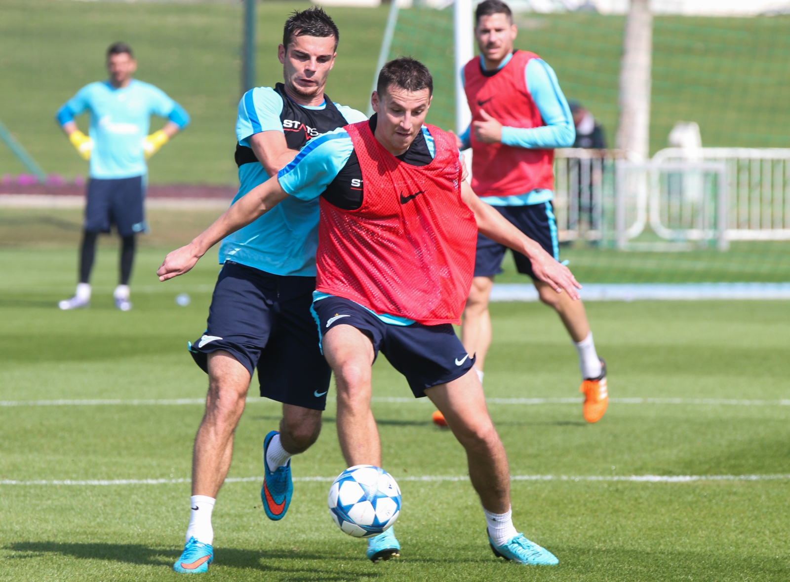 «Газпром»-тренировочные сборы в Дохе: 20 января, утренняя тренировка