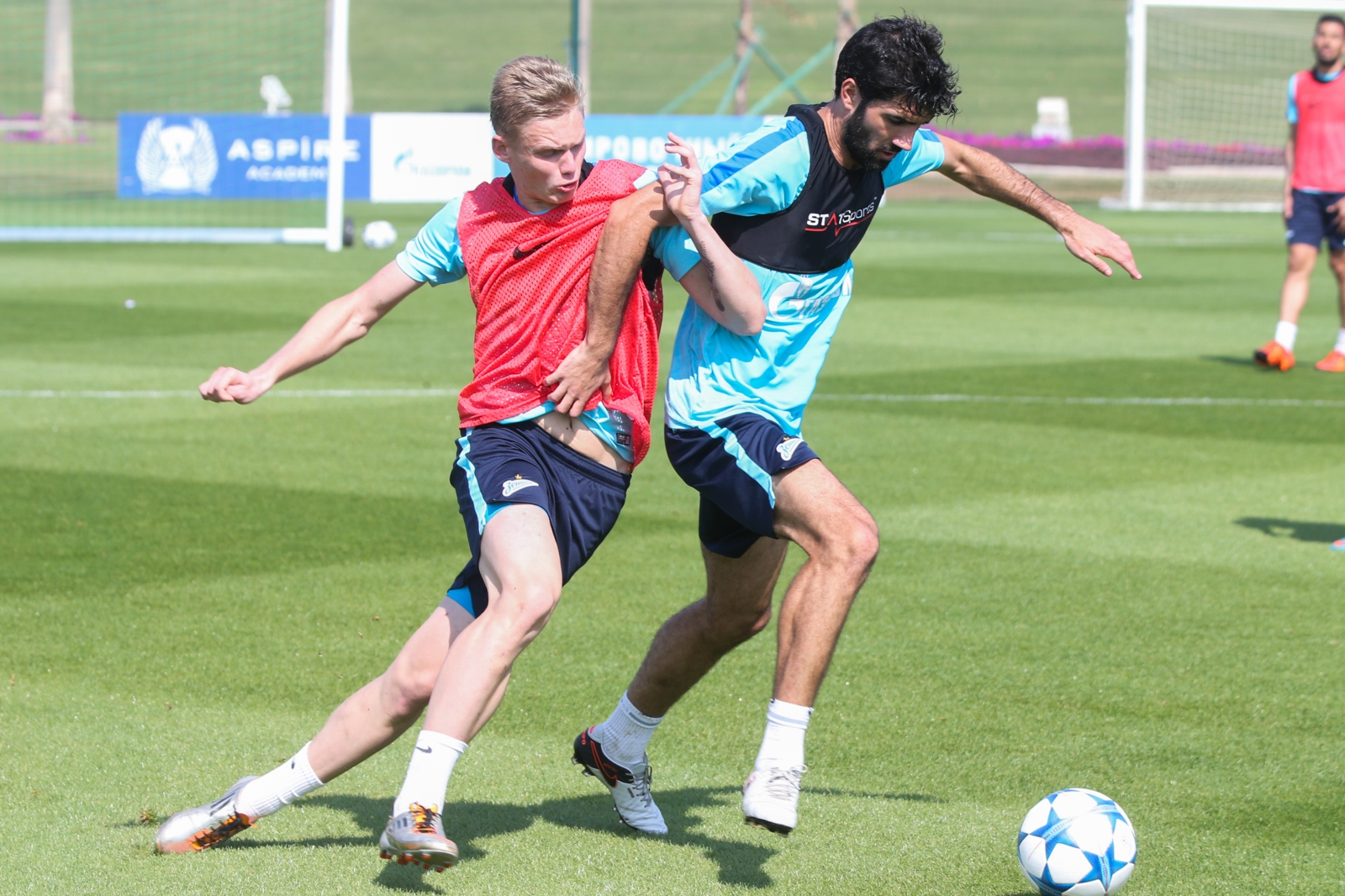 «Газпром»-тренировочные сборы в Дохе: 20 января, утренняя тренировка