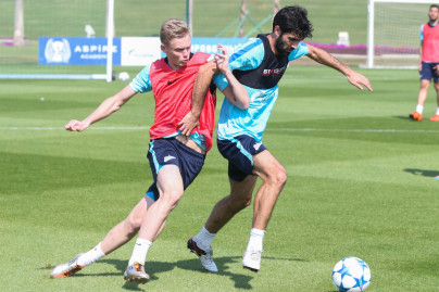 «Газпром»-тренировочные сборы в Дохе: 20 января, утренняя тренировка